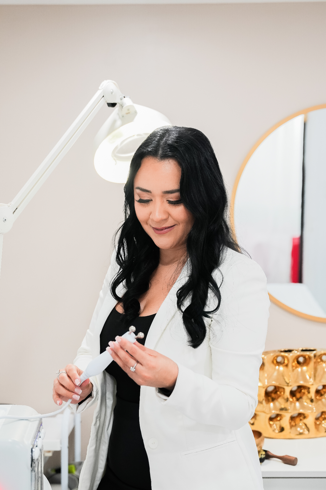 Portrait de Sarai Mendoza, Face Coach et cofondatrice de Skin Club